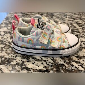 CONVERSE Toddler Girl Rainbow Sneakers